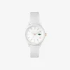Montres Lacoste.12.12 à bracelet en silicone blanc