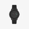 Montres Lacoste.12.12 à bracelet en silicone noir