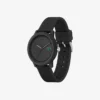 Montres Lacoste.12.12 à bracelet en silicone noir