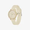 Montres Lacoste.12.12 Go 3 aiguilles en silicone champagne