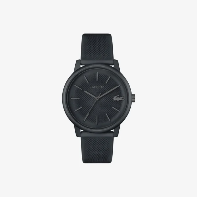 Montres Lacoste.12.12 Move à 3 aiguilles, silicone noir