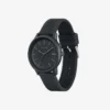 Montres Lacoste.12.12 Move à 3 aiguilles, silicone noir
