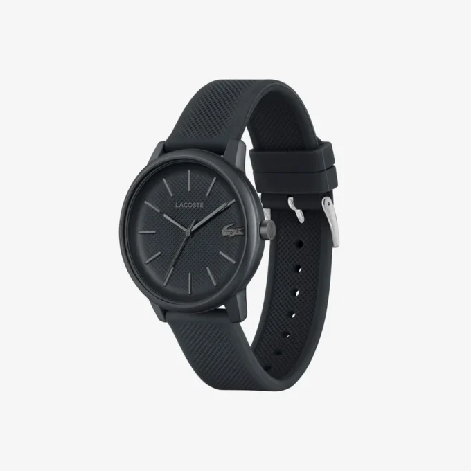Montres Lacoste.12.12 Move à 3 aiguilles, silicone noir