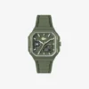 Montres Lc33 carrées en silicone, analogiques et numériques