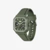 Montres Lc33 carrées en silicone, analogiques et numériques