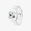 Montres Lc33 carrées en silicone, analogiques et numériques