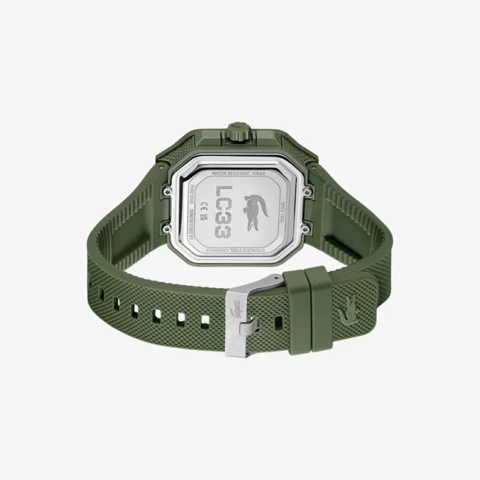 Montres Lc33 carrées en silicone, analogiques et numériques