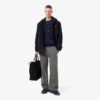 Pantalon ample en laine mérinos pour homme