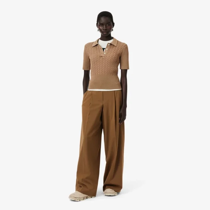 Pantalon ample en laine The Blend Runway Pantalon ample en laine The Blend Runway
