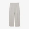 Pantalon ample en tissu flammé