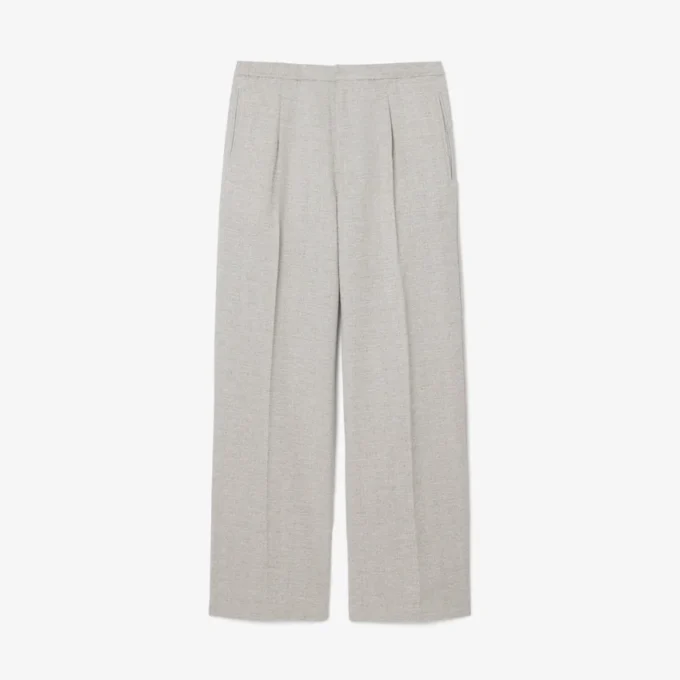 Pantalon ample en tissu flammé
