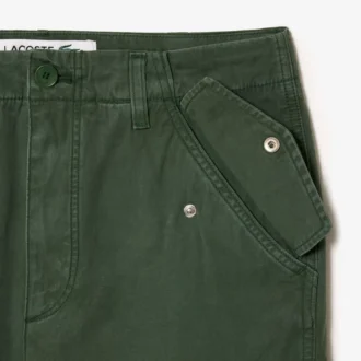 Pantalon cargo droit en coton pour homme