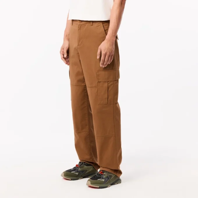 Pantalon cargo droit en coton pour homme Pantalon cargo droit en coton pour homme