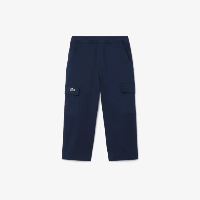 Pantalon cargo en sergé de coton