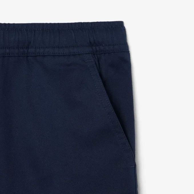 Pantalon cargo en sergé de coton