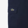 Pantalon cargo en sergé de coton