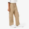 Pantalon cargo en sergé de coton pour fille