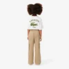 Pantalon cargo en sergé de coton pour fille