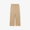 Pantalon cargo en sergé de coton pour fille