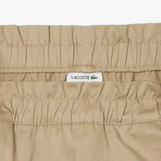 Pantalon cargo en sergé de coton pour fille
