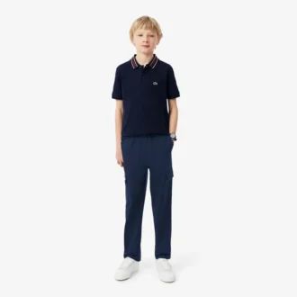 Pantalon cargo en sergé de coton pour garçon