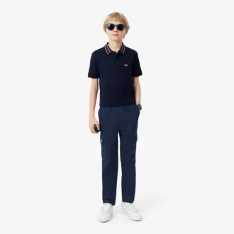 Pantalon cargo en sergé de coton pour garçon