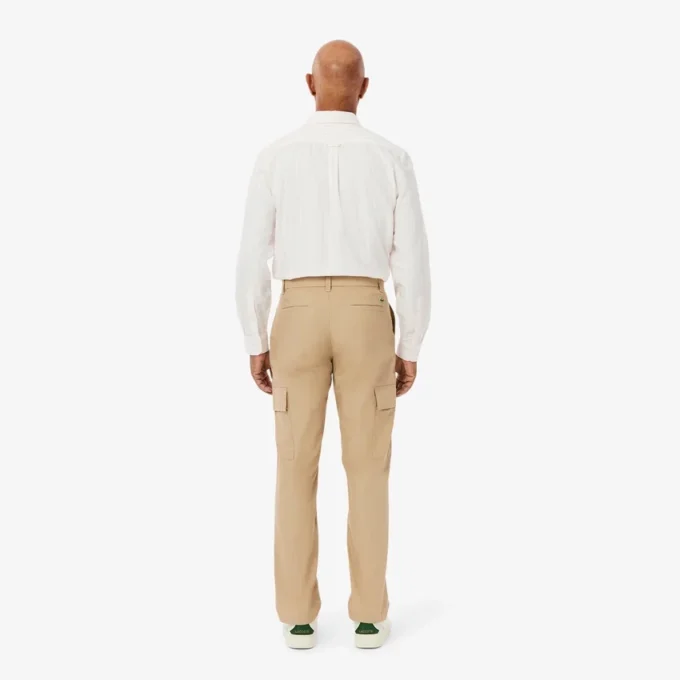 Pantalon cargo léger en coton coupe classique pour homme