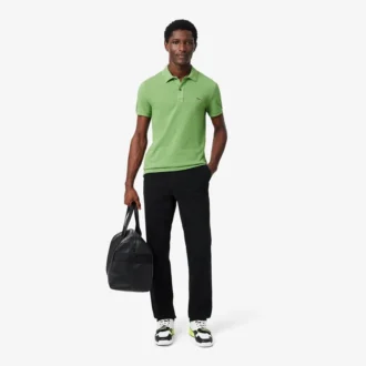 Pantalon chino en coton à coupe classique