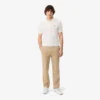 Pantalon chino en coton à coupe classique Pantalon chino en coton à coupe classique