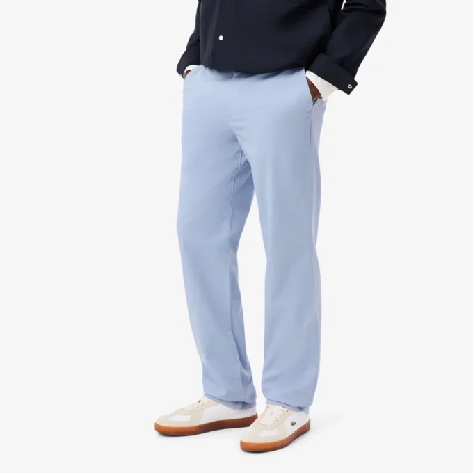 Pantalon chino en coton à coupe classique Pantalon chino en coton à coupe classique