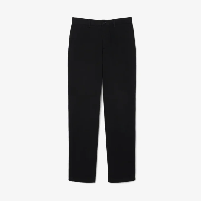 Pantalon chino en coton à coupe classique Pantalon chino en coton à coupe classique