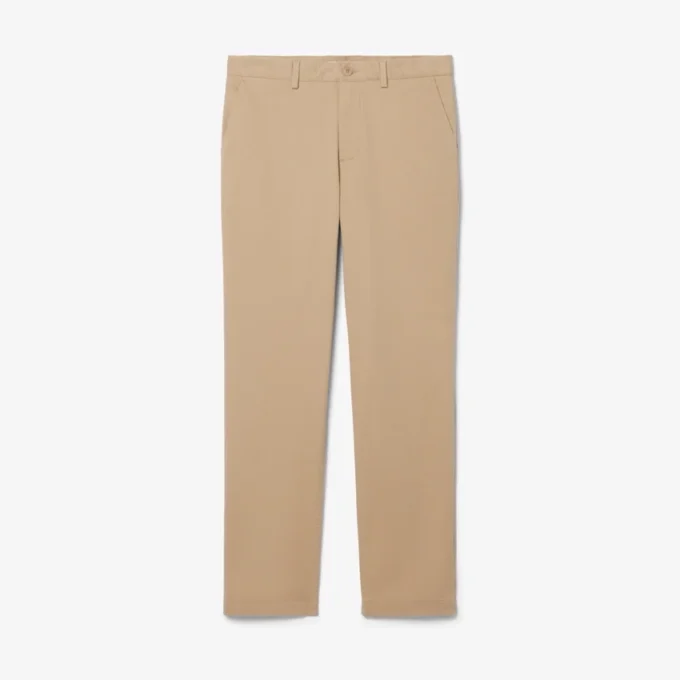 Pantalon chino en coton à coupe classique Pantalon chino en coton à coupe classique
