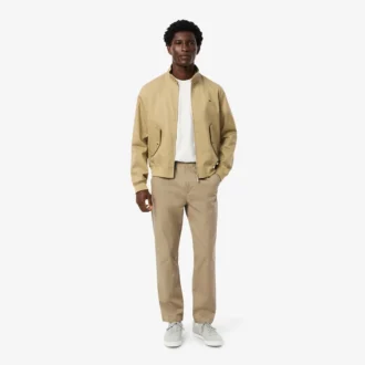 Pantalon chino en coton coupe classique pour homme