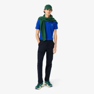 Pantalon chino en coton coupe classique pour homme