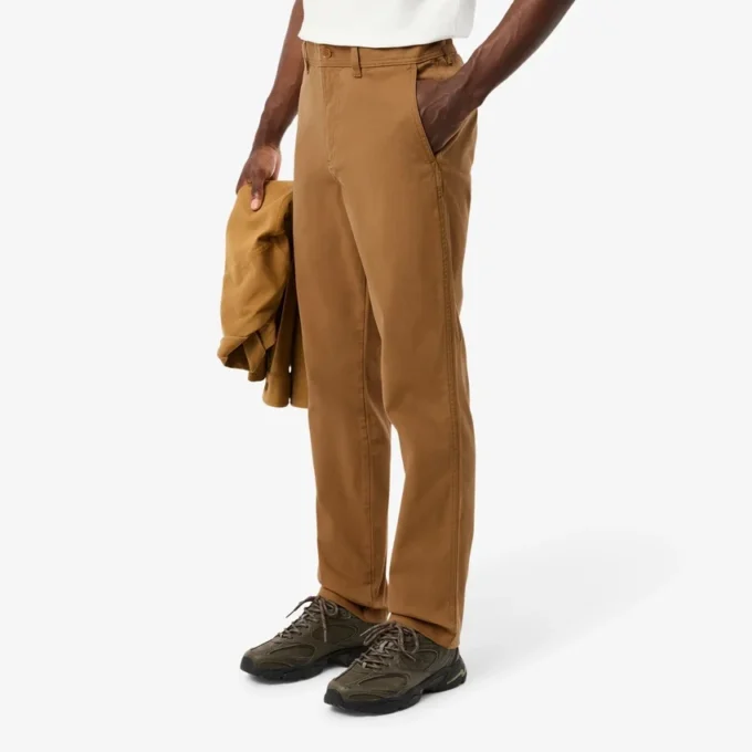 Pantalon chino en coton coupe classique pour homme Pantalon chino en coton coupe classique pour homme