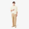 Pantalon chino en coton coupe droite