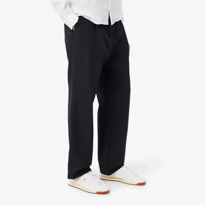 Pantalon chino en coton coupe droite