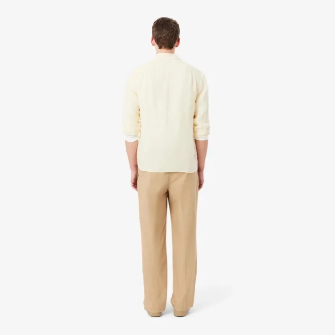 Pantalon chino en coton coupe droite