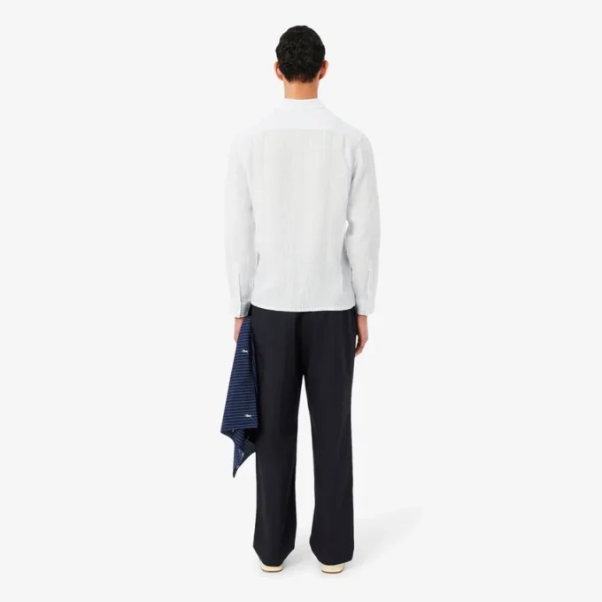 Pantalon chino en coton coupe droite