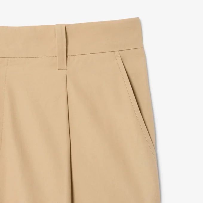 Pantalon chino en coton coupe droite