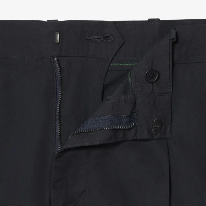 Pantalon chino en coton coupe droite
