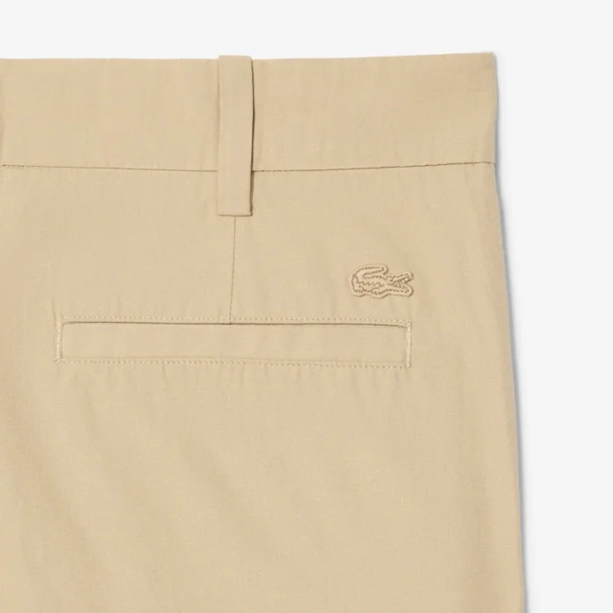Pantalon chino en coton coupe droite