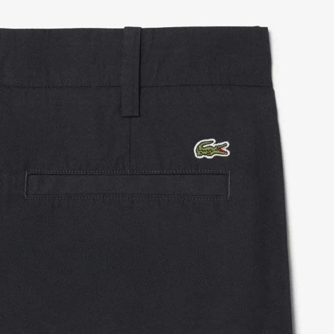 Pantalon chino en coton coupe droite