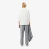Pantalon chino en flanelle de laine coupe classique pour homme