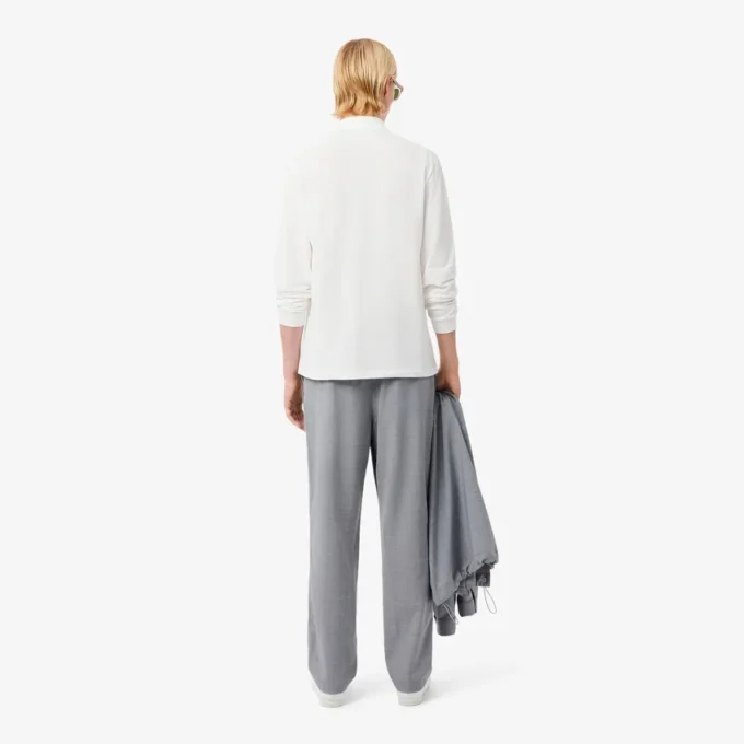 Pantalon chino en flanelle de laine coupe classique pour homme