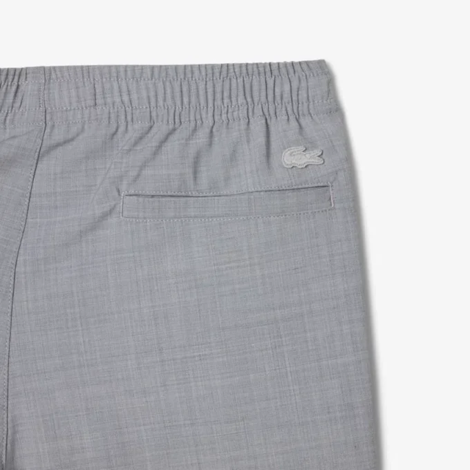 Pantalon chino en flanelle de laine coupe classique pour homme