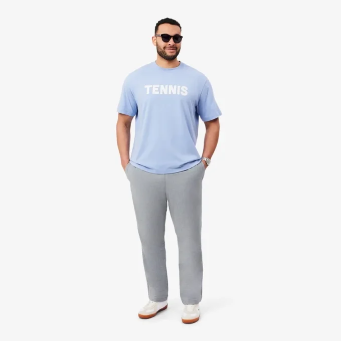 Pantalon chino en flanelle de laine coupe classique pour homme