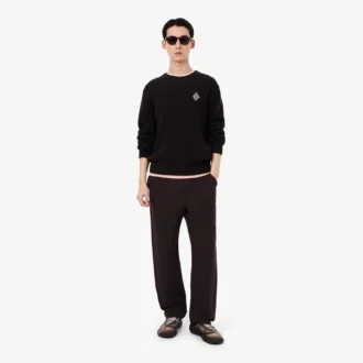 Pantalon chino en lin à coupe classique
