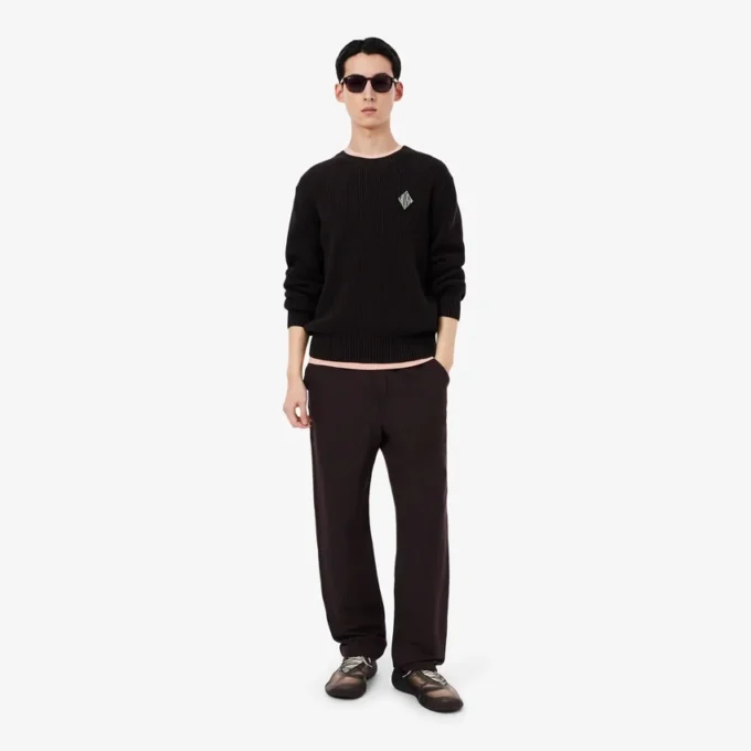Pantalon chino en lin à coupe classique Pantalon chino en lin à coupe classique