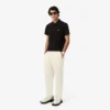 Pantalon chino en lin à coupe classique Pantalon chino en lin à coupe classique